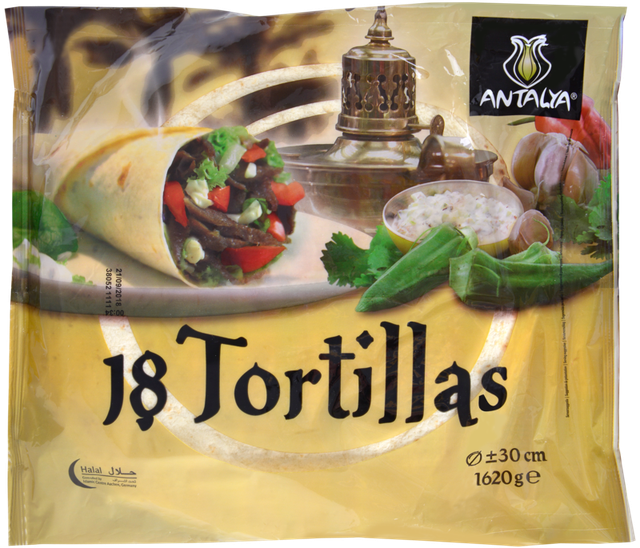 Antalya Tortilla Halal 30cm